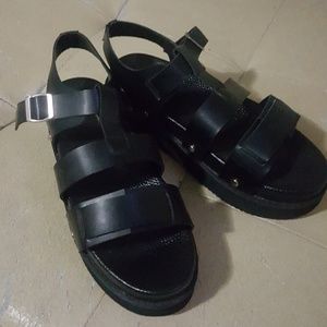 Black Platform Sandals